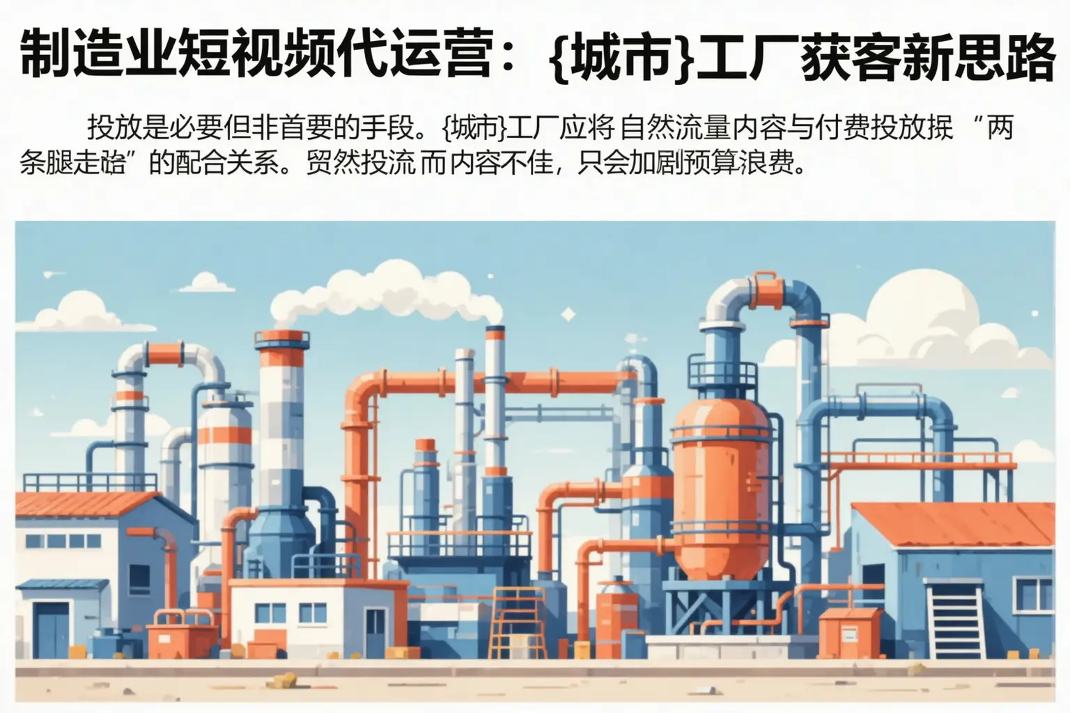 制造业短视频代运营:三沙工厂获客新思路