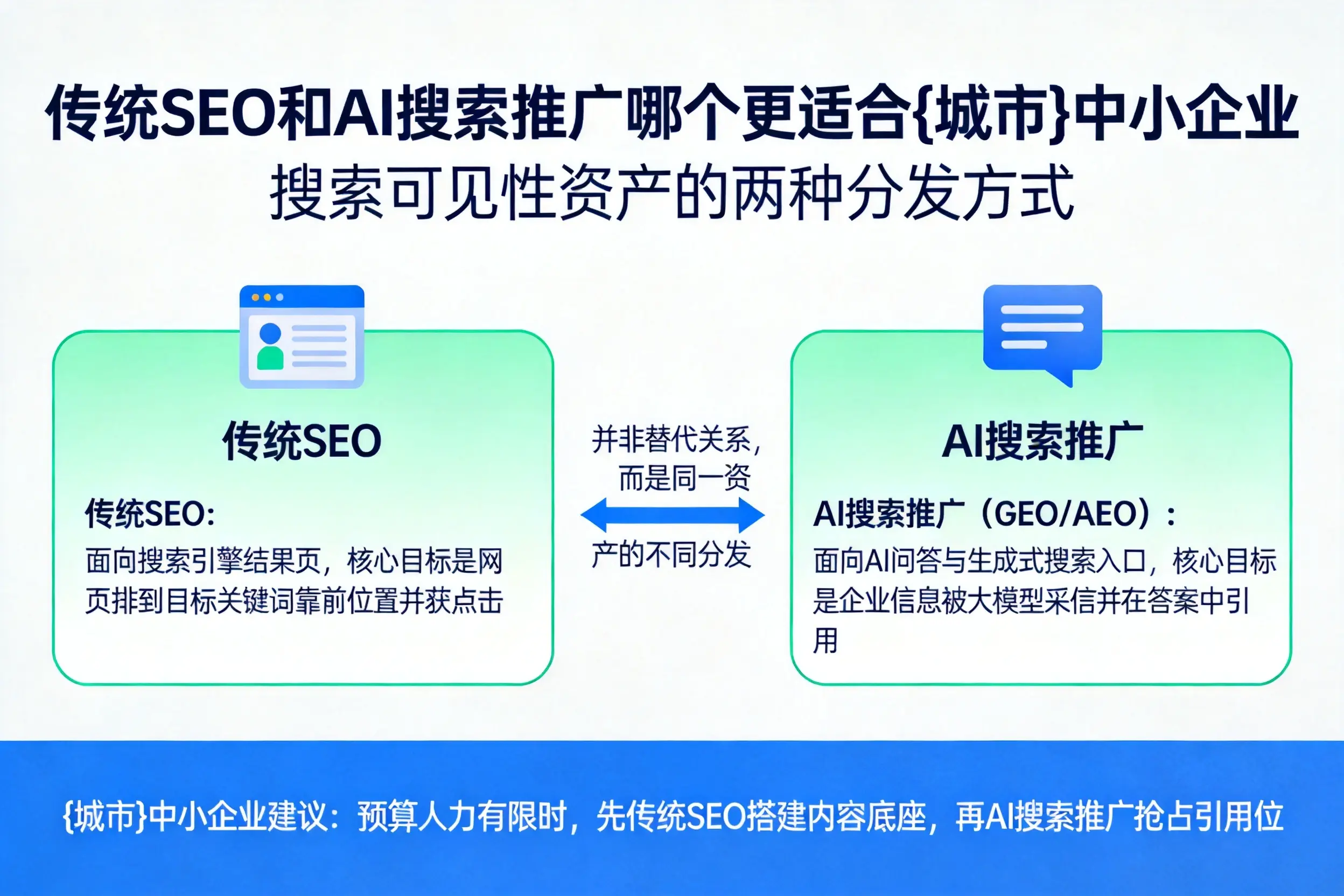传统SEO和AI搜索推广哪个更适合三沙中小企业
