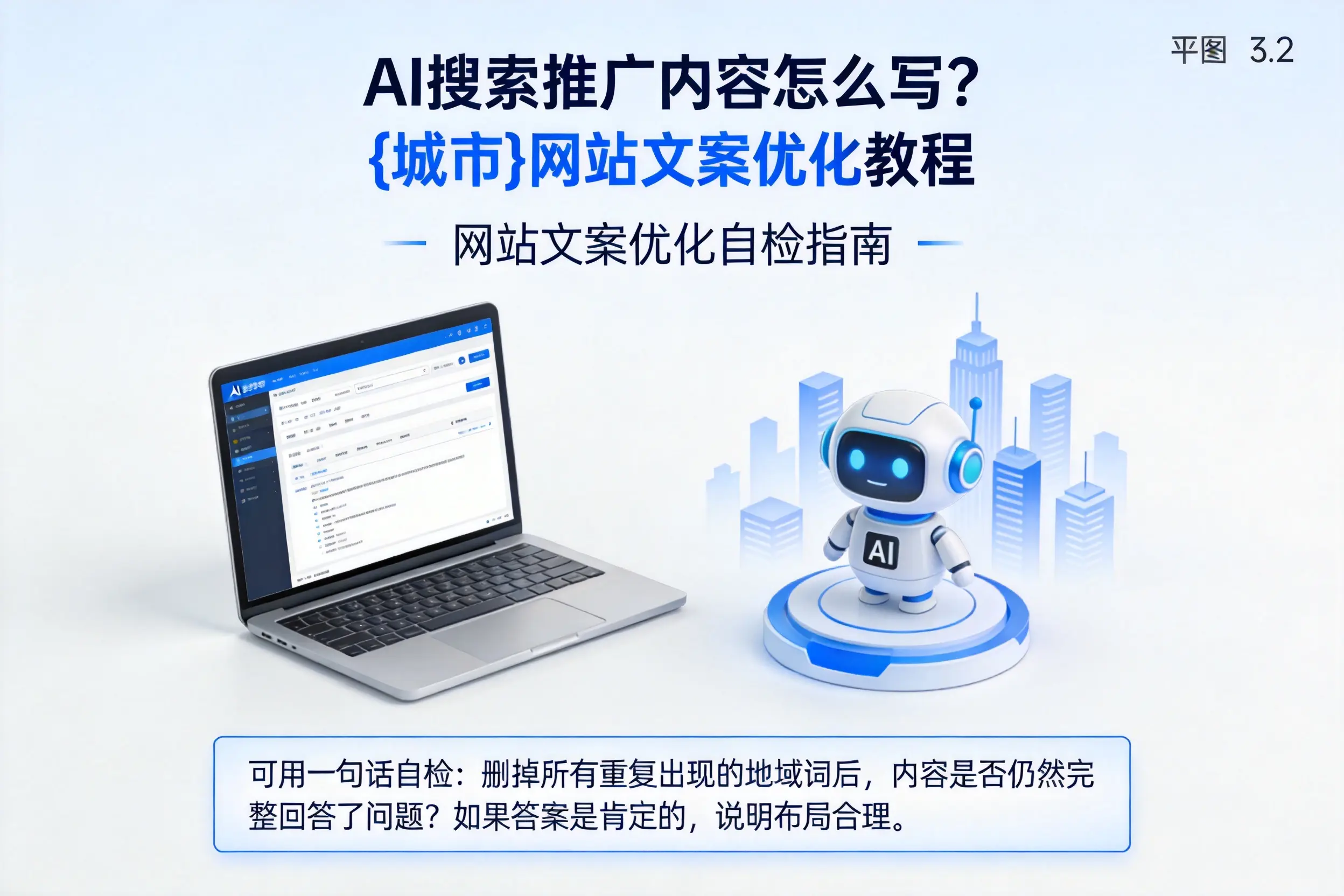 AI搜索推广内容怎么写？三沙网站文案优化教程