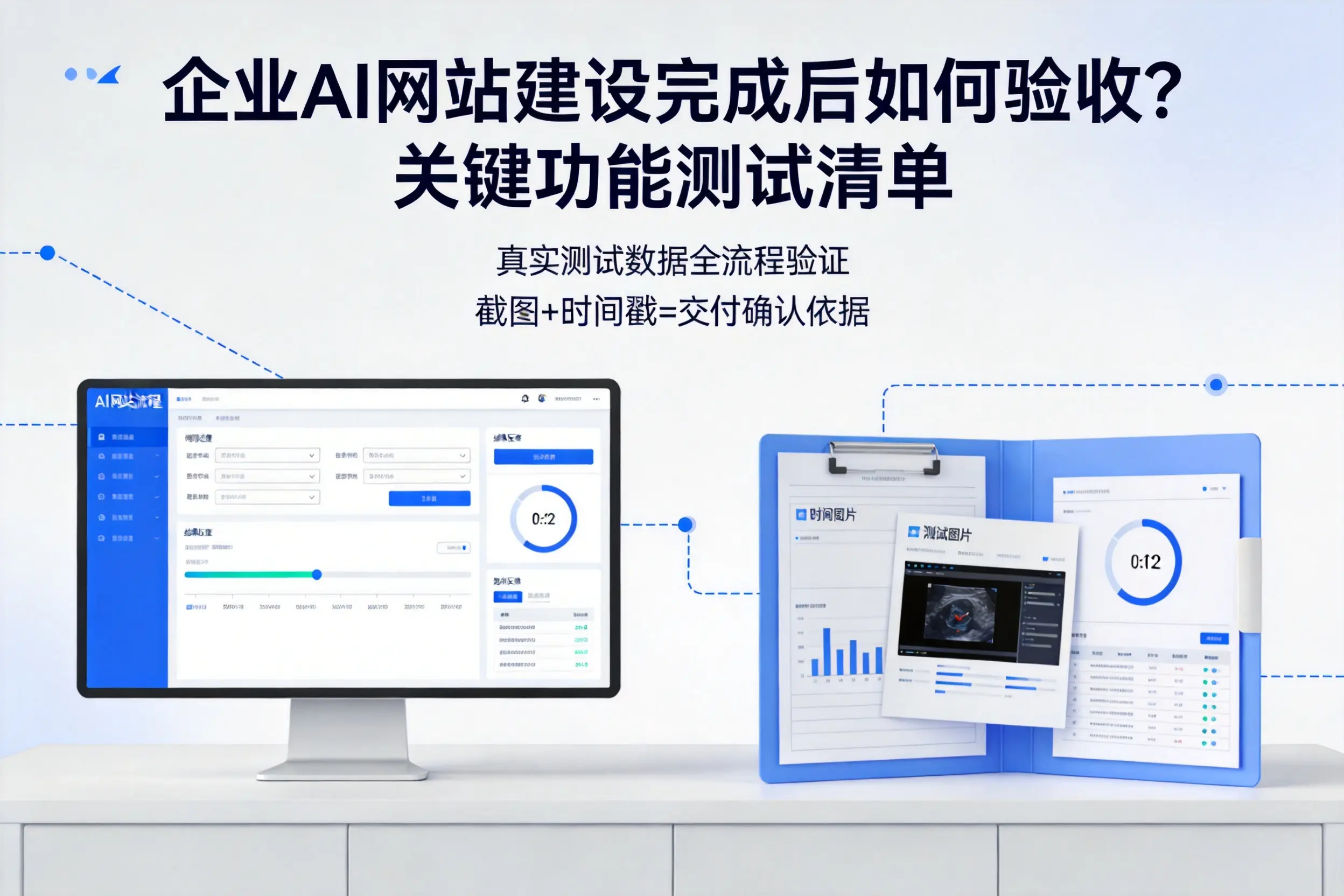 三沙企业AI网站建设完成后如何验收？关键功能测试清单
