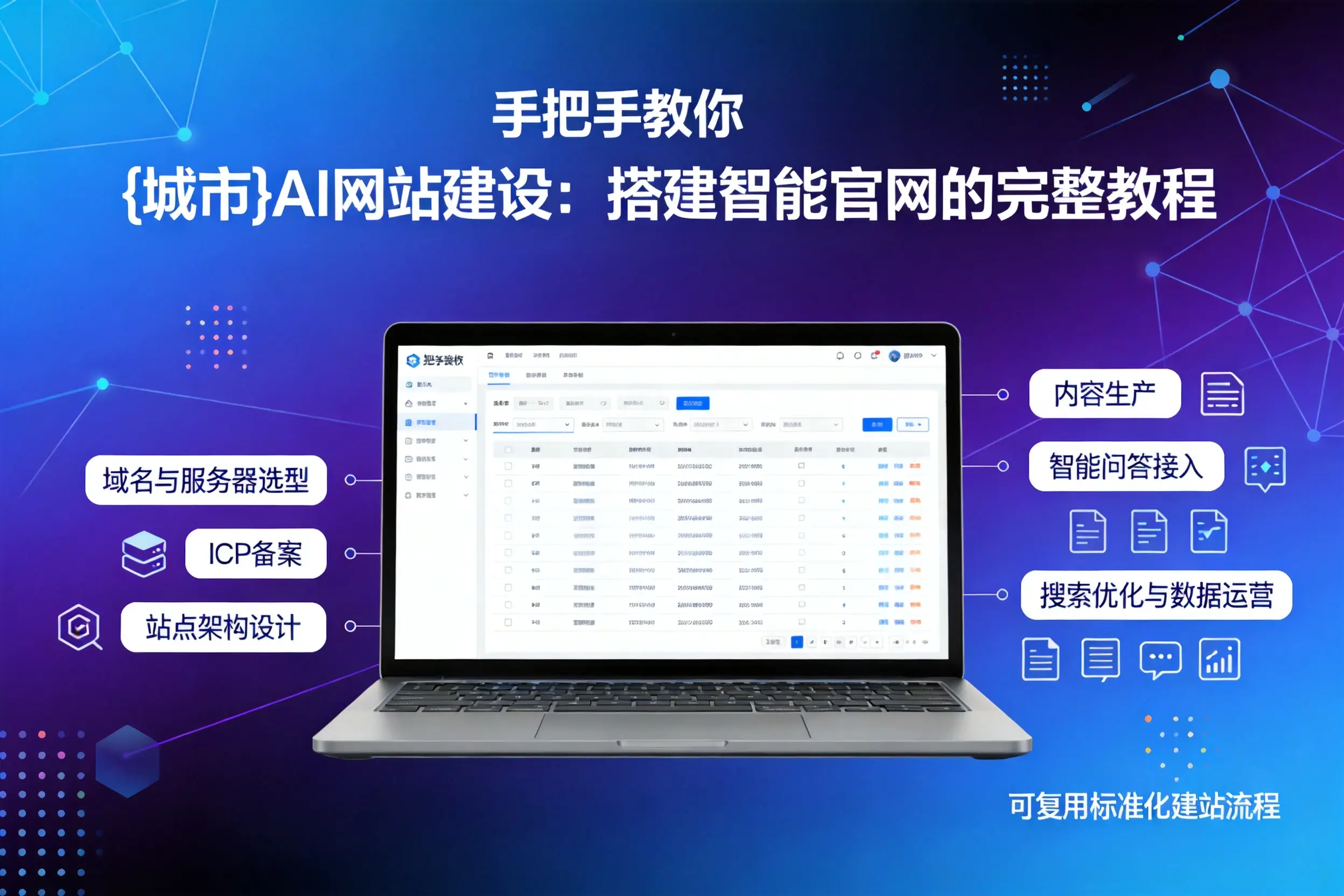 手把手教你三沙AI网站建设：搭建智能官网的完整教程