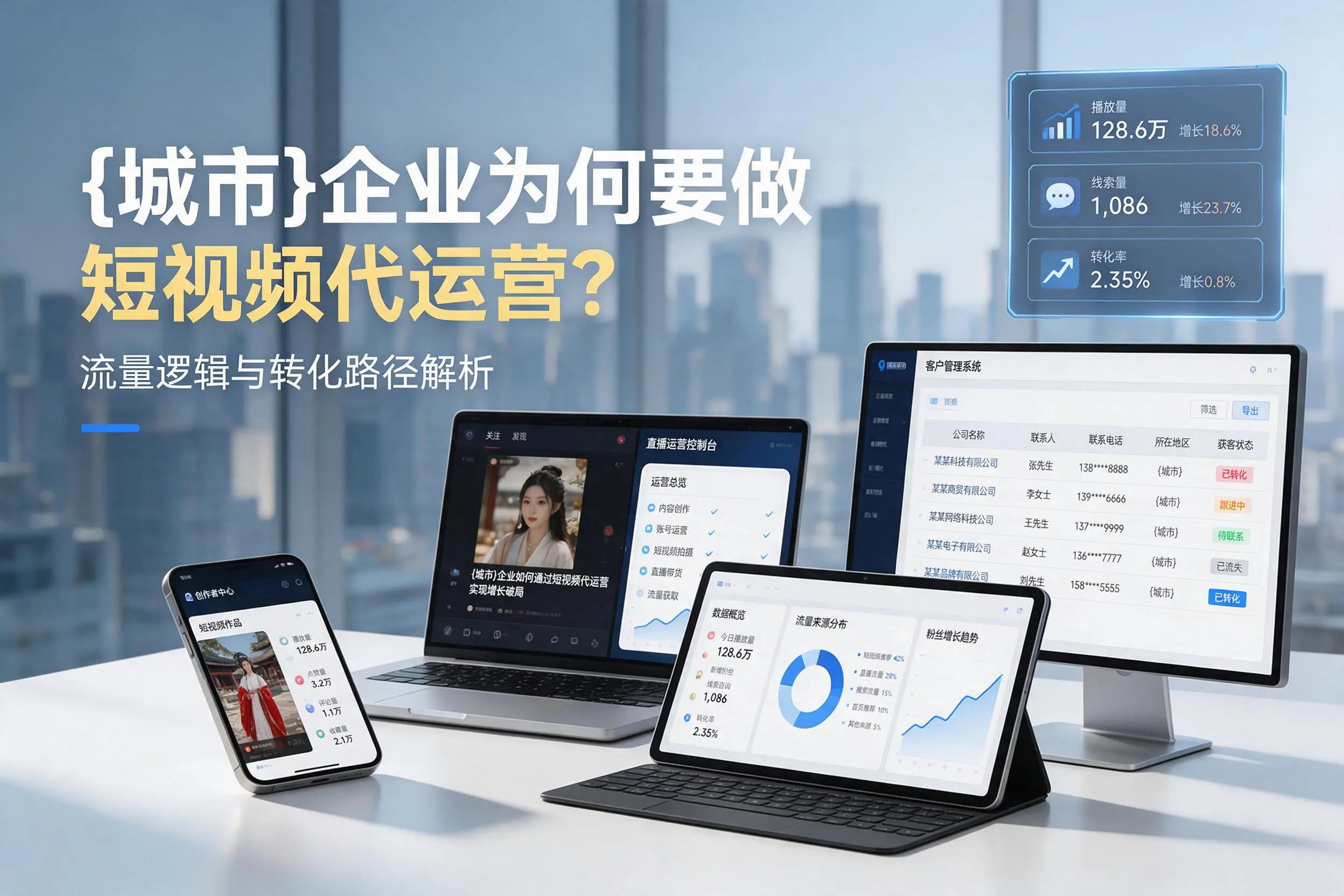三沙企业为何要做短视频代运营？流量逻辑与转化路径解析