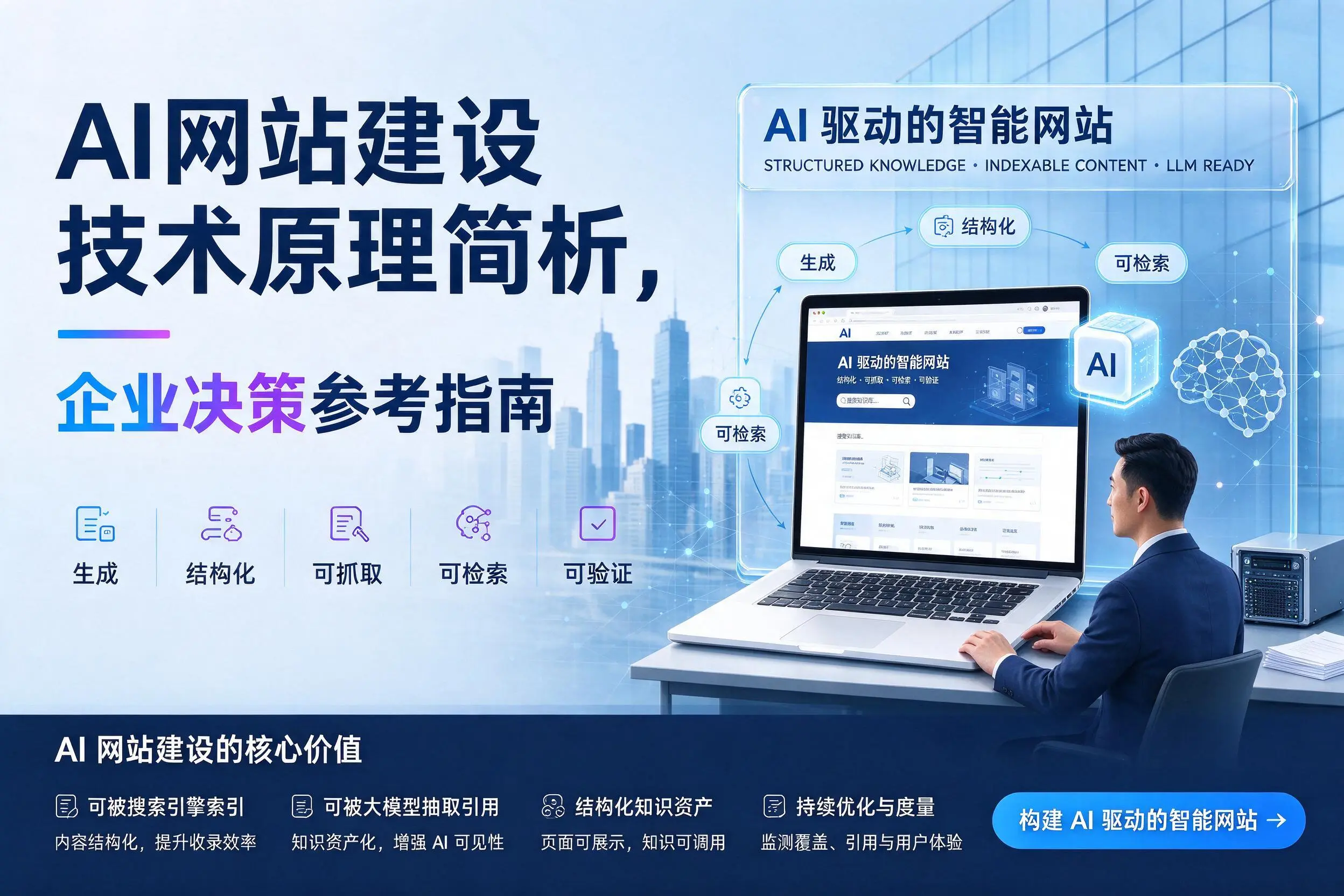 AI网站建设技术原理简析,三沙企业决策参考指南