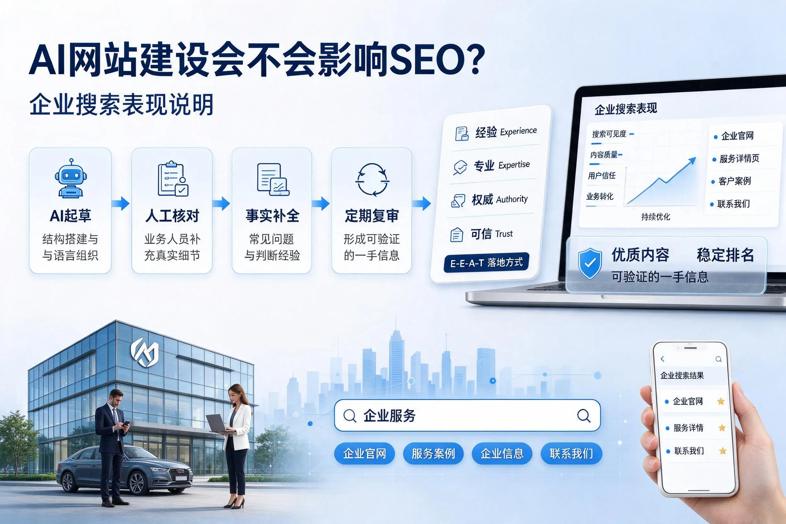 AI网站建设会不会影响SEO？三沙企业搜索表现说明