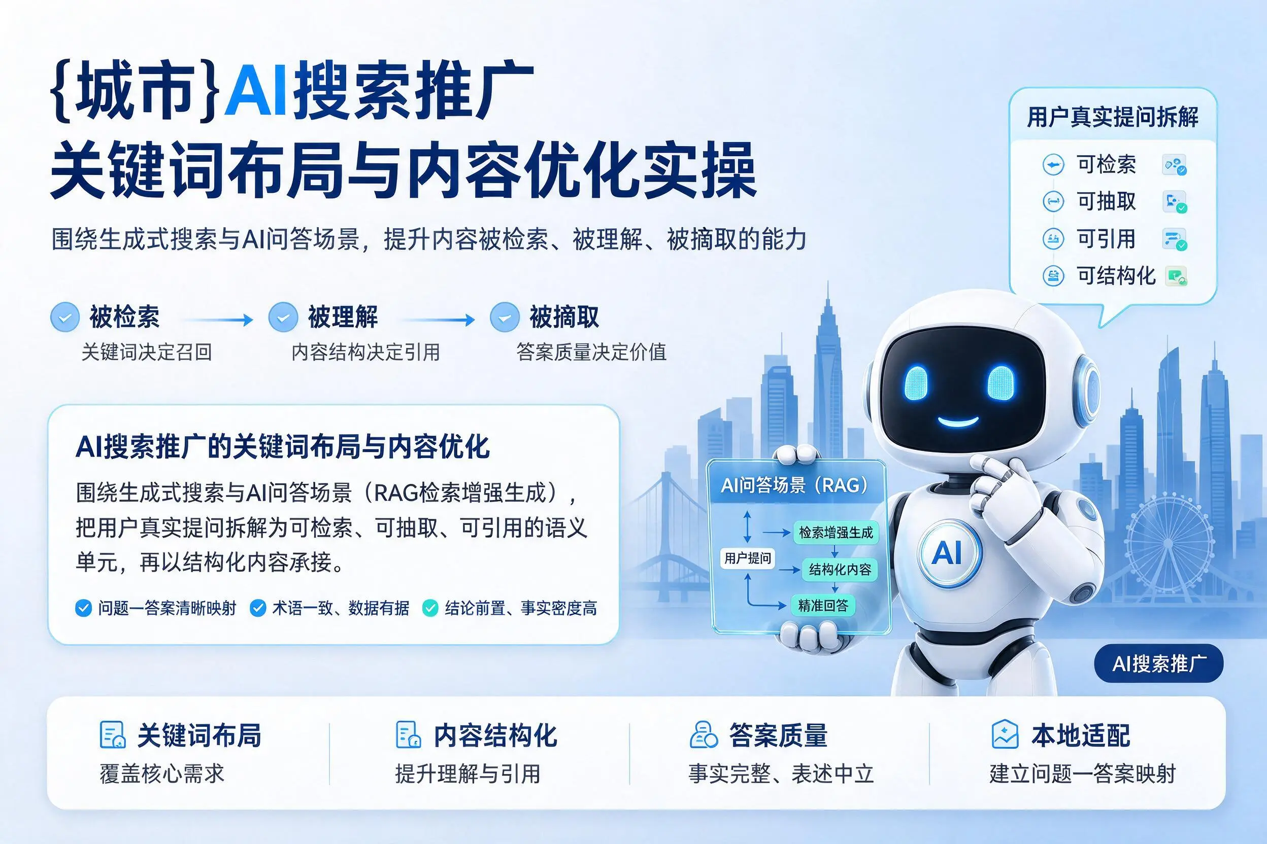 三沙AI搜索推广关键词布局与内容优化实操