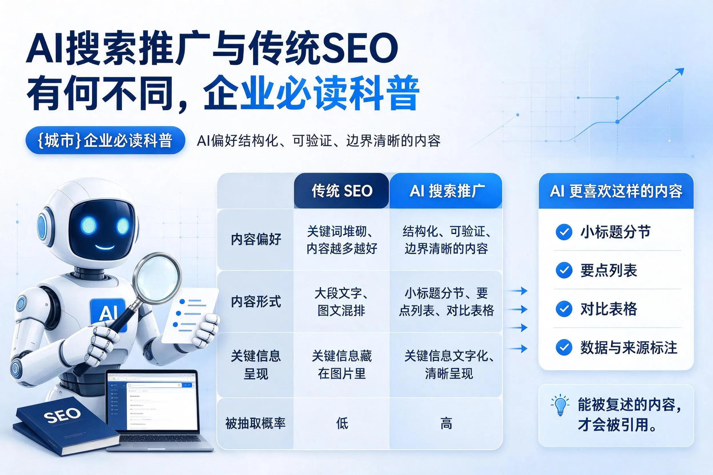 AI搜索推广与传统SEO有何不同，三沙企业必读科普
